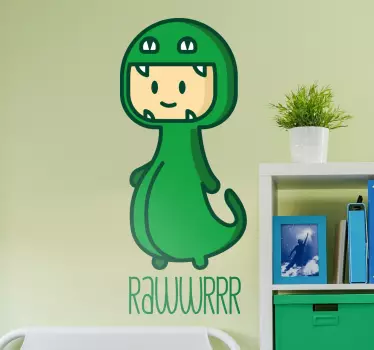 Vinil autocolante dinossauro infantil - TenStickers