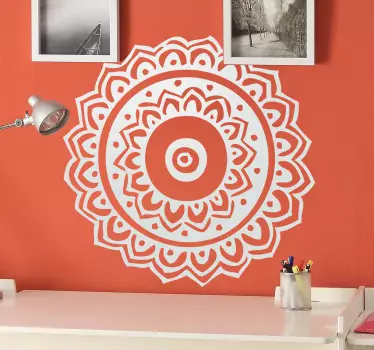 Vinil Autocolante Flor Indiana - TenStickers