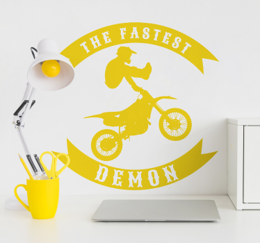 Vinil autocolante motas Demon - TenStickers
