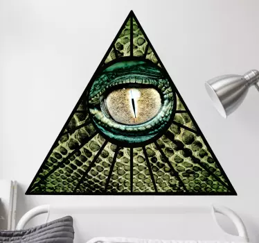 Vinil autocolante olho dinossauro - TenStickers