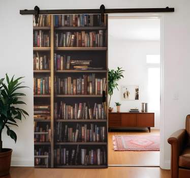Autocolante para portas prateleiras de biblioteca fechadas - TenStickers