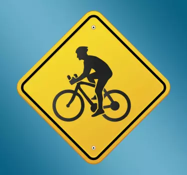 Vinil autocolante sinalética para bicicleta - TenStickers