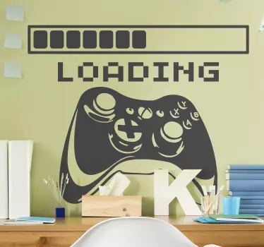 Vinil autocolante videojogo Carregando xbox - TenStickers