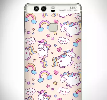 Adesivo com varios desenhos Desenhos de unicórnios - TenStickers