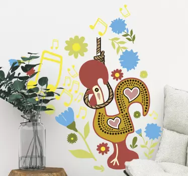 Autocolantes com cidades e países Galo de Barcelos - TenStickers