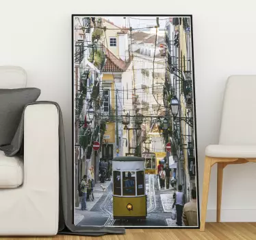 Autocolantes com cidades e países Rua de Lisboa - TenStickers