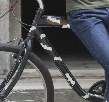 Autocolantes vinil para bicicletas Morcegos para bicicleta - TenStickers