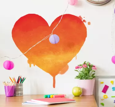 Autocolantes do dia de S. Valentim coração urbano - TenStickers