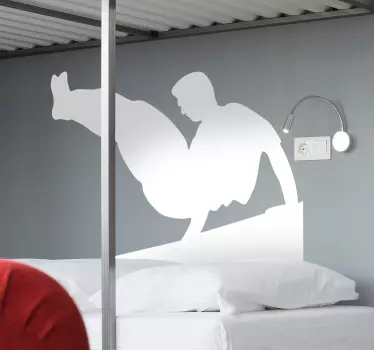 Vinil decorativo acrobacia parkour - TenStickers