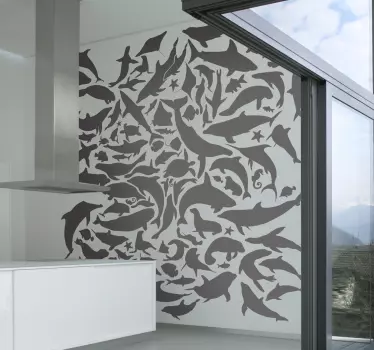 Vinil Decorativo Animais Marinhos - TenStickers