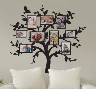 Vinil decorativo Árvore de momentos - TenStickers