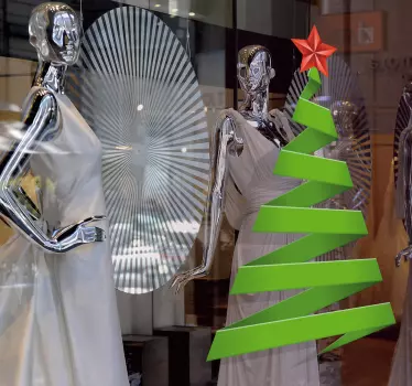 Vinil decorativo árvore de natal - TenStickers