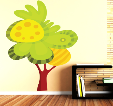 Vinil Decorativo Árvore Verde - TenStickers