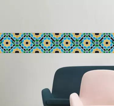 Vinil decorativo azulejo cores - TenStickers