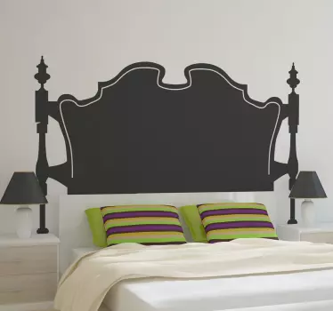 Vinil decorativo cabeceira de cama vintage - TenStickers