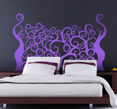 Vinil decorativo cabeceiro de cama - TenStickers