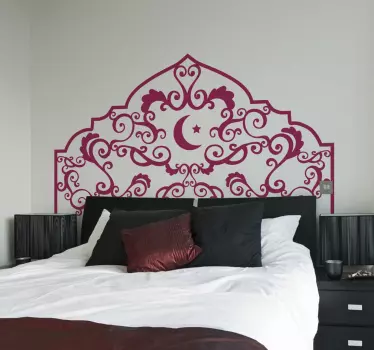 Vinil decorativo cabeceiro estilo árabe - TenStickers
