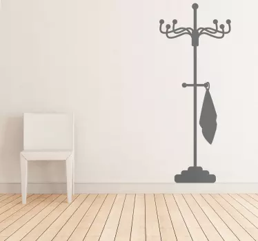 Vinil decorativo cabide - TenStickers