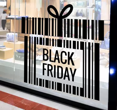 Vinil decorativo caixa Black Friday código - TenStickers