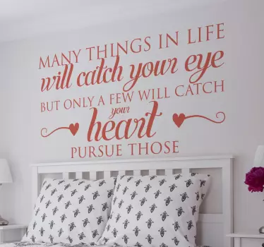 Vinil decorativo Catch Your Heart - TenStickers