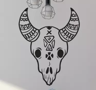 Vinil decorativo caveira de animal - TenStickers