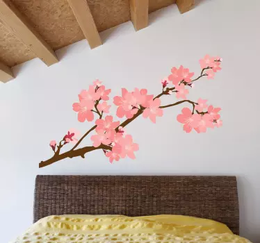 Vinil Decorativo Cerejeira em Flor - TenStickers
