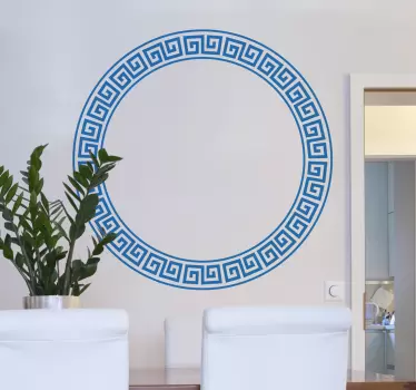 Vinil decorativo circular Helénico - TenStickers