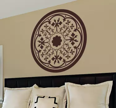 Vinil Decorativo Circulo Gótico - TenStickers
