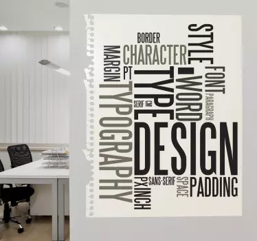Vinil decorativo conceitos design gráfico - TenStickers
