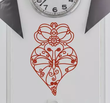 Vinil decorativo coração de Viana - TenStickers