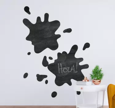 Vinil decorativo de ardósia Mancha de tinta - TenStickers