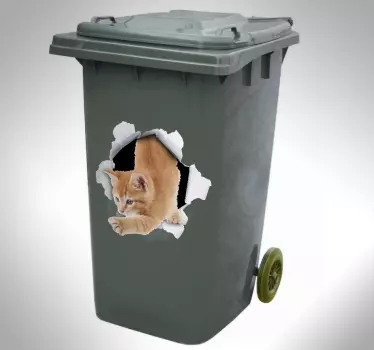 Vinil decorativo de gato atrevido - TenStickers
