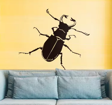 Vinil decorativo de insetos ilustração de barata - TenStickers