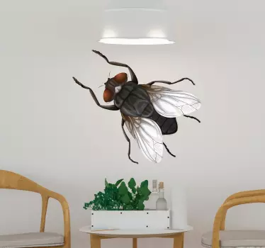 Vinil decorativo de insetos ilustração de mosca - TenStickers