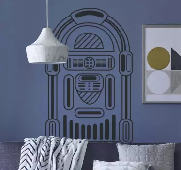 Vinil decorativo de música Jukebox - TenStickers