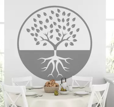Vinil decorativo de natureza árvore da vida  - TenStickers