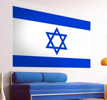 Vinil decorativo de países bandeira de Israel - TenStickers