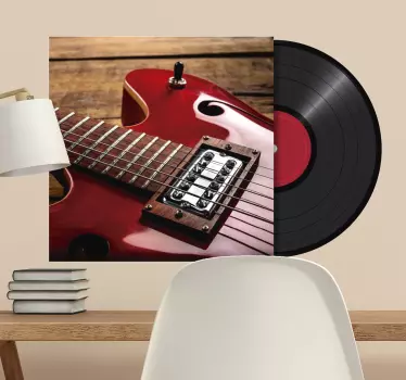 Vinil decorativo de rock LP Personalizado - TenStickers