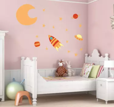 vinil decorativo do espaço infantil para crianças - TenStickers