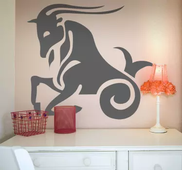 Vinil decorativo do signo capricórnio - TenStickers