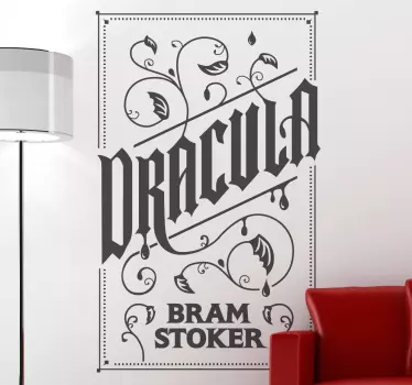 Vinil decorativo Drácula - TenStickers