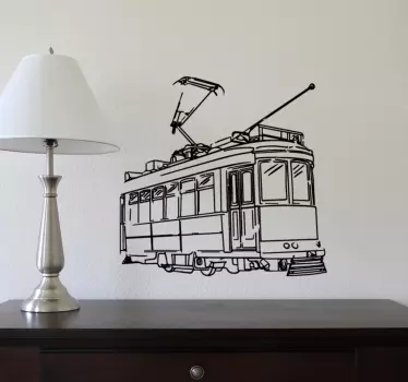 Vinil decorativo elétricos Carris Lisboa - TenStickers