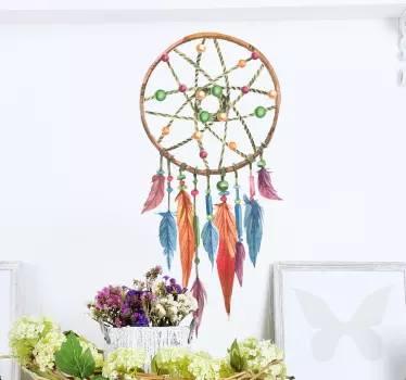 Vinil decorativo caça sonhos aquarela - TenStickers