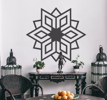Vinil decorativo estrela étnica - TenStickers