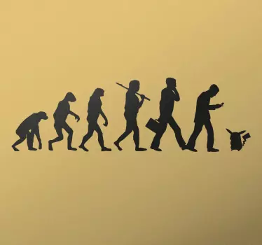 Vinil decorativo evolução pokémon go - TenStickers
