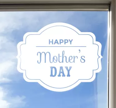 Vinil decorativo Feliz dia de Mãe - TenStickers