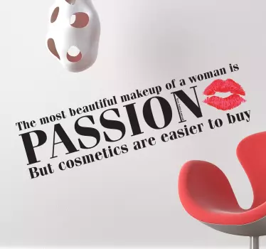Vinil decorativo frase Yves Saint Laurent - TenStickers