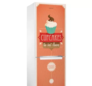 Vinil decorativo frigorífico cupcakes - TenStickers