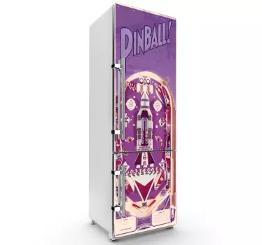 Vinil decorativo frigorífico pinball - TenStickers