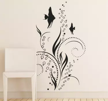 Vinil Decorativo Fundo do Mar - TenStickers